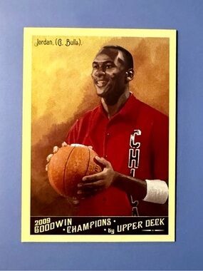 Upper Deck 2009 Goodwin Champions Basketball Card - Red Jersey